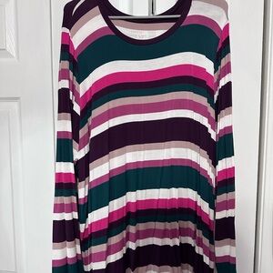 Torrid Striped Soft Knit Top
